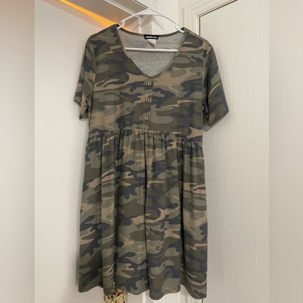 Camo dress by heimish